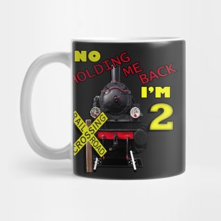 Birthday 2 Year Old Train Birthday Designs Mug